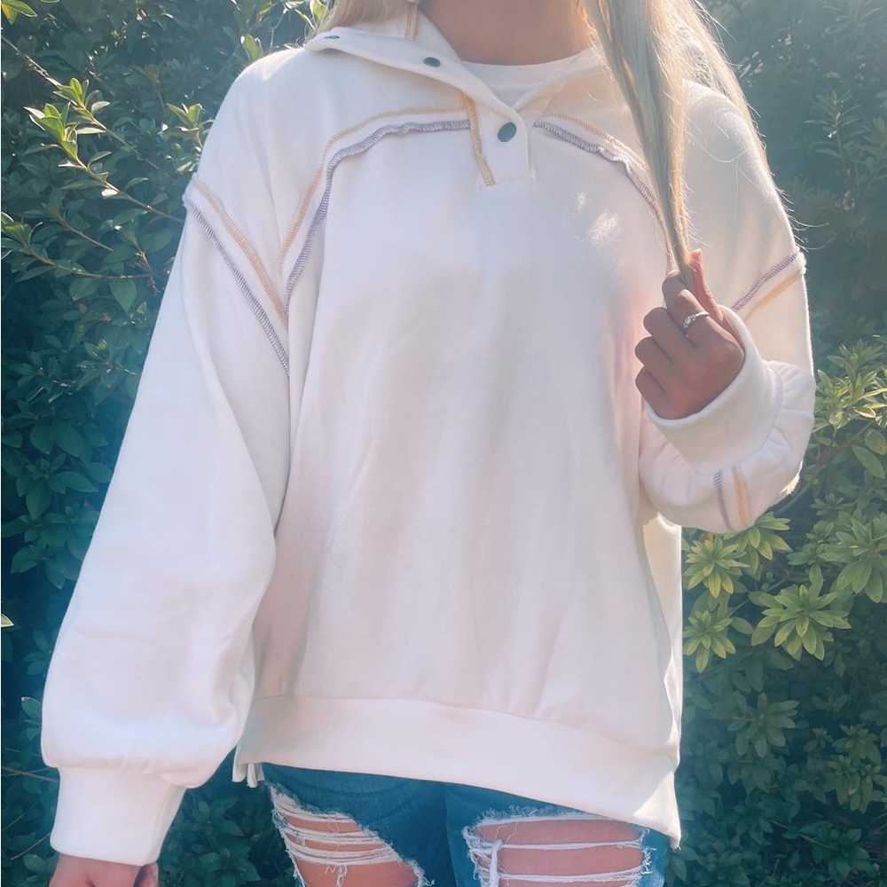 draw the line sweater